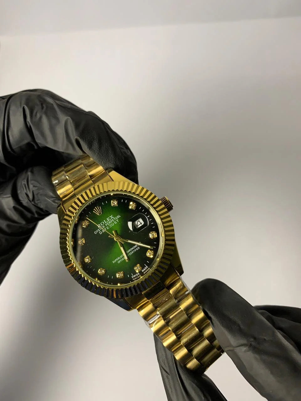 Rolex Oysters Gold Chain Watch