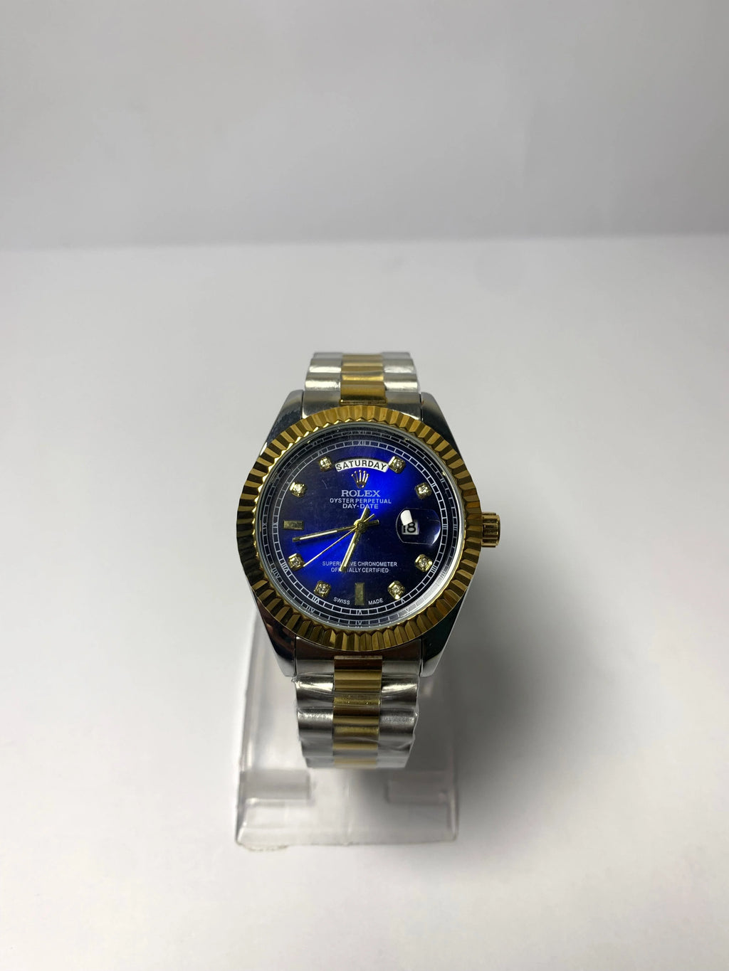 Rolex oyster truetone Blue Dial With Day and Date