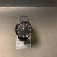 Reward Classic Black and Comfortable Fabric Strap Watch