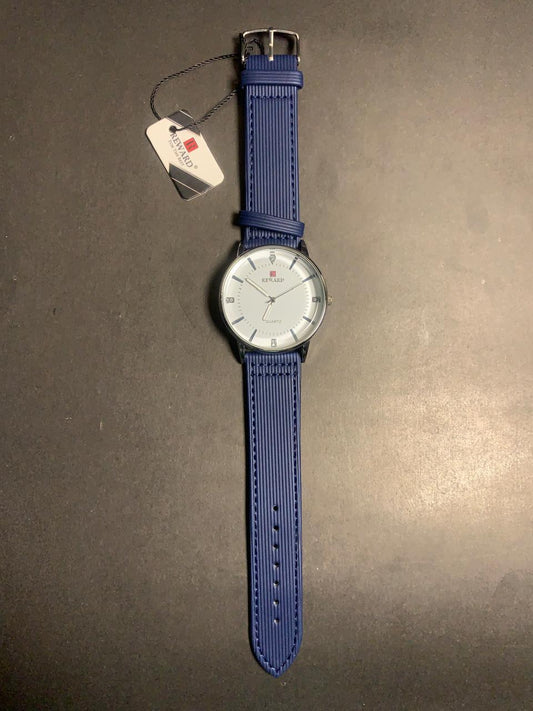 Reward Classic Blue and Comfortable Fabric Strap Watch