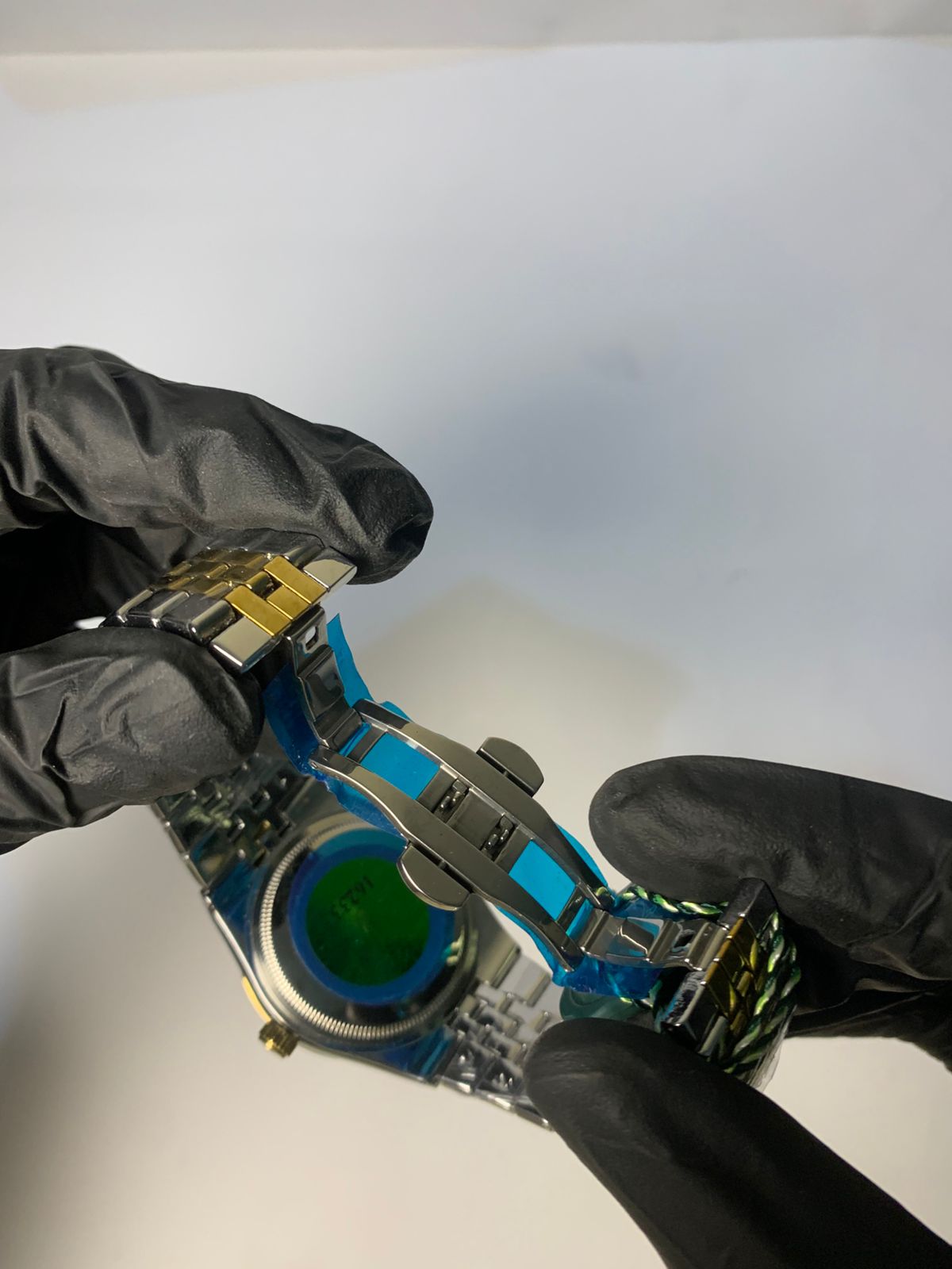 Rolex land dweller truetone with silver dial