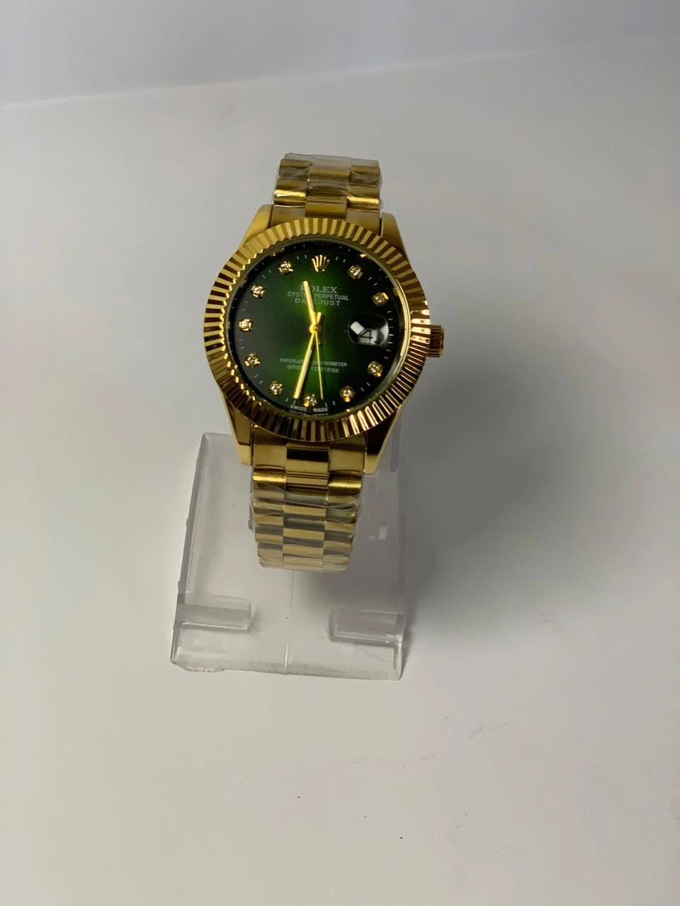 Rolex Oysters Gold Chain Watch