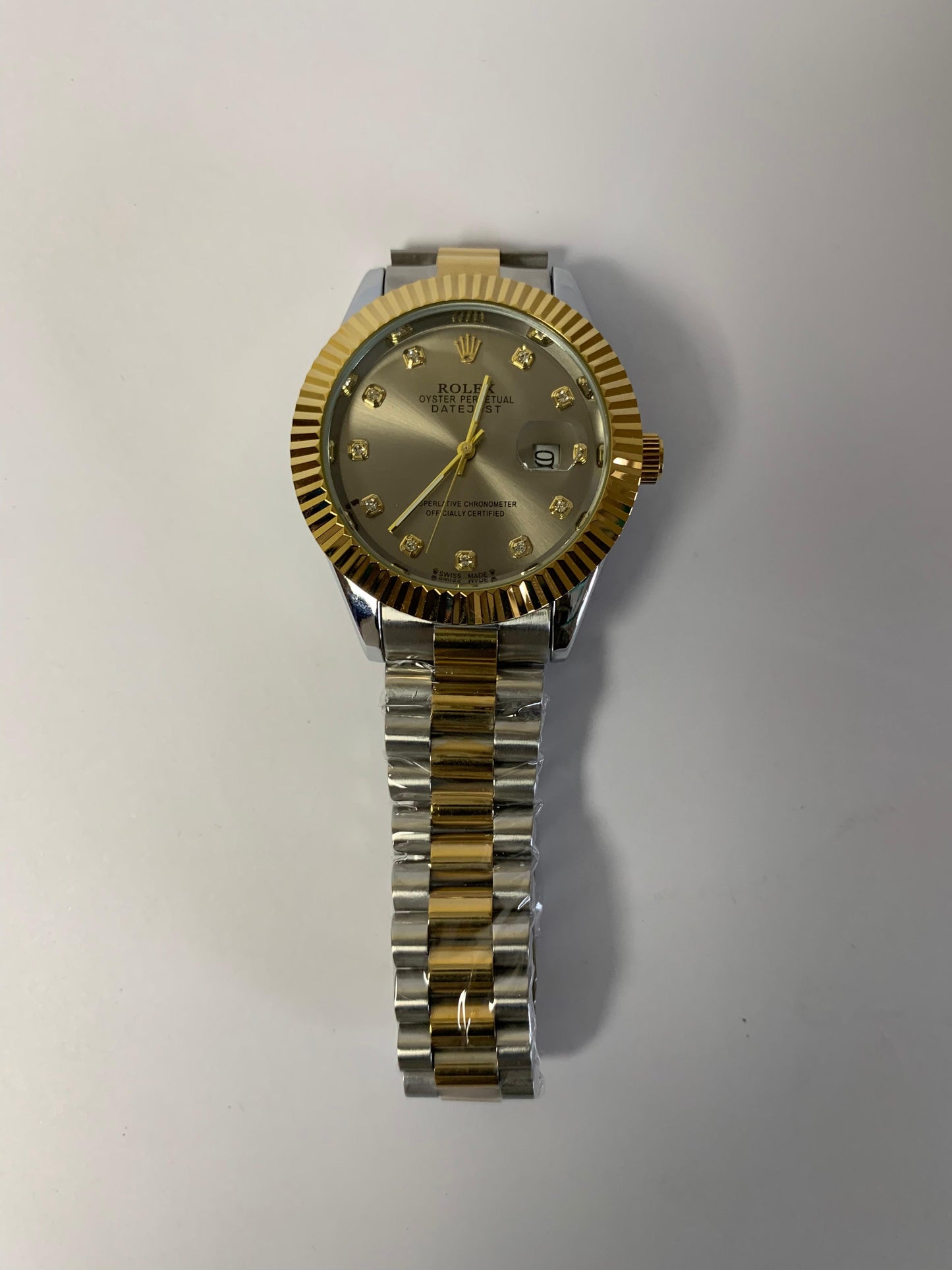 Rolex Oysters Perpetual Date with Gray Dial