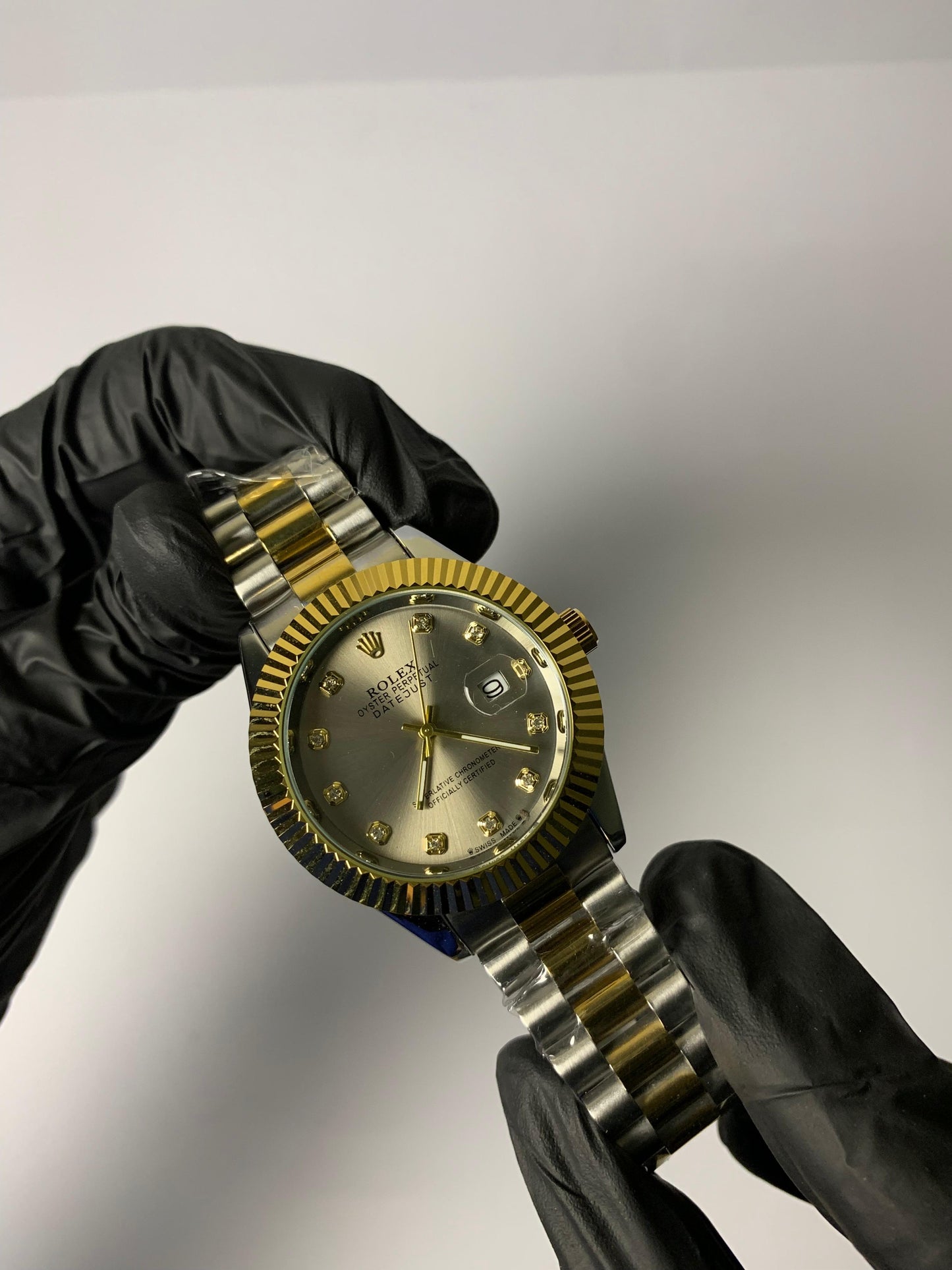 Rolex Oysters Perpetual Date with Gray Dial