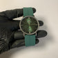 Bestwin watch Green Dial Silicone Strap with magnetic Lock