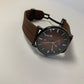 Bestwin watch Brown  Dial Silicone Strap with magnetic Lock