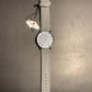 Reward Classic Silver and Comfortable Fabric Strap Watch