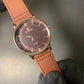 Reward Classic  Brown and Comfortable Fabric Strap Watch
